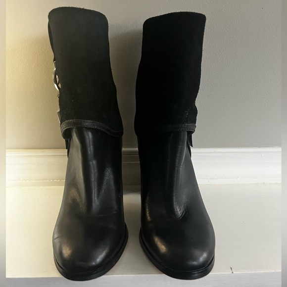 Michael Kors Fulton -  suede/leather ankle booties size 7 - Picture 2 of 11